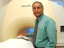 Ponnada Narayana, Ph.D., professor in the Department of Diagnostic and Interventional Imaging at The University of Texas Medical School at Houston, is one of 25 researchers who will be studying mild traumatic brain injury.