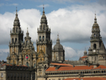 The Cathedral Santiago de Compostela. 
