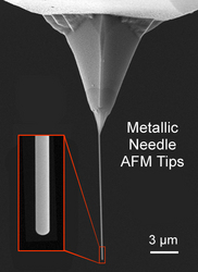 Metal Needle AFM Tips from Nanoscience Instruments and NaugaNeedles