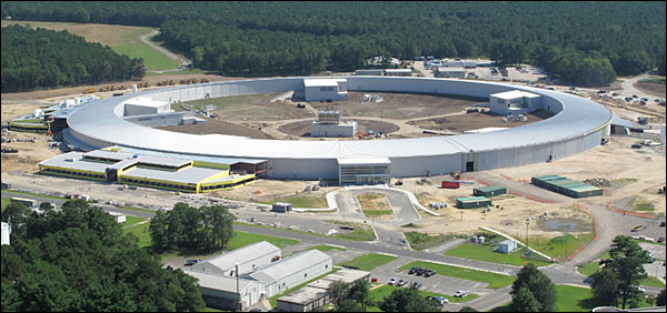 National Synchrotron Light Source II under construction.