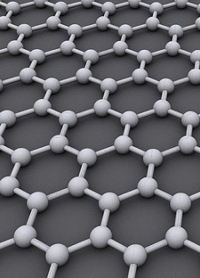 HEXAGON: The structure of graphene is composed of carbon atoms forming a hexagon, resembling chicken wire. Graphene is only one atom thick. 