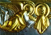 How artisans centuries ago achieved sophisticated gilding, such as on the St. Ambrogio golden altar from 825 AD, is now coming to light.
Credit: American Chemical Society
