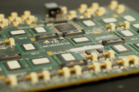 The Neurogrid circuit board can simulate orders of magnitude more neurons and synapses than other brain mimics on the power it takes to run a tablet computer.