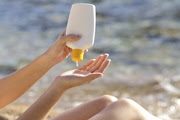Sunblock, a summer essential for most people, causes problems for ocean life.
Credit: AntonioGuillem/iStock/Thinkstock