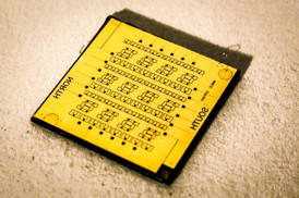 Shown here is a square-centimeter chip containing the nTron adder, which performed the first computation using the researchers' new superconducting circuit.

Photo: Adam N. McCaughan
