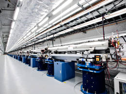 Undulator hall at the Linac Coherent Light Source of SLAC  Photo: SLAC National Accelerator Center