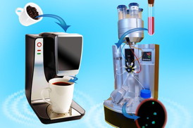 Tseng Lab at UCLA
The device, developed at UCLA, enables scientists to control the bloods temperature  the way coffeehouses would with an espresso machine  to capture and release the cancer cells in optimal conditions.