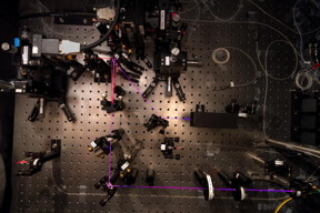 This experiment at the Centre for Quantum Technologies in Singapore has made a record measurement of entanglement -- approaching the quantum limit with extreme precision.

Photo Credit: Alessandro Cer / Centre for Quantum Technologies, National University of Singapore