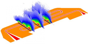 Imaging of microwave fields is made possible by measuring of spin changes in individual atoms or electrons.
CREDIT: University of Basel, Department of Physics