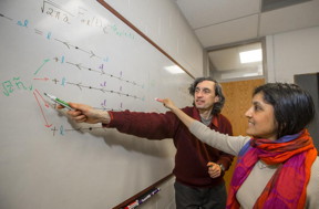 Nayana Shah, a University of Cincinnati assistant professor of physics, and Carlos Bolech, a UC associate professor of physics, will be among researchers from around the world presenting groundbreaking research at the March meeting of the American Physical Society.
CREDIT: Joseph Fuqua II