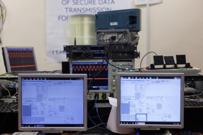 Experimental device of quantum cryptography system.
CREDIT: ITMO University