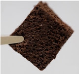 A foam filter made with used coffee grounds removes lead and mercury from contaminated water.
Credit: American Chemical Society