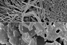 Duke University chemists have found that silver nanowire films like these conduct electricity well enough to form functioning circuits without applying high temperatures, enabling printable electronics on heat-sensitive materials like paper or plastic.
CREDIT
Ian Stewart and Benjamin Wiley