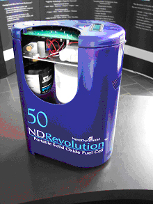 NanoDynamics Revolution 50 fuel cell