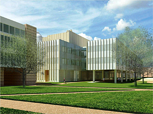 Artist rendering of the planned new Brockman Hall for Physics at Rice University.

Courtesy of Rice University