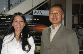 Associate Professor Hyoung Jin Cho (right) partnered with UCF colleague Sudipta Seal (not pictured).