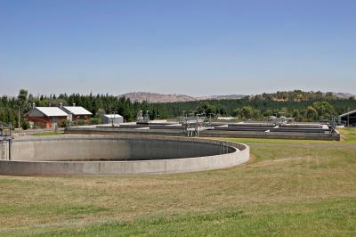 Sewage treatment plants serve as the main gateway for nanoparticles to enter the environment. Credit: Wikimedia Commons