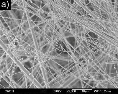 The nanofibers (and micro) of glass fiber laser produced are used for bone tissue regeneration.

Credit: Quintero et al.
