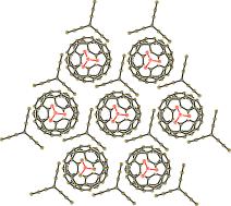 The first fullerene organic metal: (MDABCO+)TPC(C60.-), which has two-dimensional layers with a honeycomb arrangement of C60.- (see picture), is a fascinating example of a material composed of only light elements (C, H, N); it adopts a metallic state down to 1.9 K.