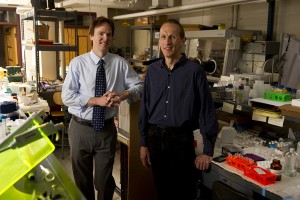 Martin Pomper and Peter Searson will co-direct INBT's new Center of Cancer Nanotechnology Excellence (Photo: Will Kirk/Homewood-JHU)