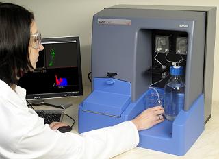 The NanoSight NS500 system like the one being used in Oxford by the Sargent group