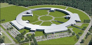 Artist's rendering of the National Synchrotron Light Source II.