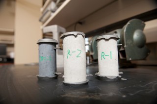 Jeff Hanson, department of photography, U. of Alabama
Fly Ash material in a University of Alabama laboratory.