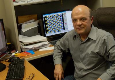 Sergey Stolbov works in his lab at UCF.

Credit: UCF
