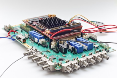 UWB: test board with IR-UWB chip developed by imec and Holst Centre