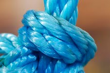 Nylon - an extremely versatile synthetic thermoplastic used widely to manufacture nylon fibres, such as rope.