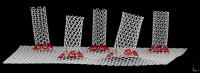 Seven-atom rings (in red) at the transition from graphene to nanotube make a new hybrid material from Rice University a seamless conductor. The hybrid may be the best electrode interface material possible for many energy storage and electronics applications.

Credit: Tour Group/Rice University