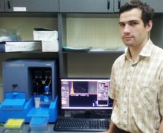 Vladimir Zyrin of the Faculty of Bioengineering & Bioinformatics used the NanoSight NS 500 in his diploma work on exosomes in human blood.