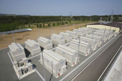 NAS Batteries which store large scale energy