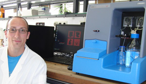 Daniel Moldenhauer uses the new NS500+DLS in the Groehn group at the University of Erlangen-Nrmberg. 