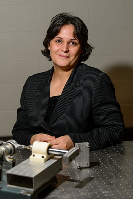 Leila Ladani, associate professor of mechanical engineering, joins UConn from the University of Alabama, where she worked with NASAs Flight Center in Huntsville.Peter Morenus/UConn Photo