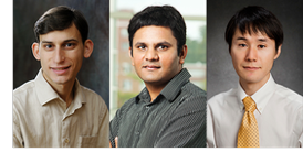 Photos of Jain and Ryu by L. Brian Stauffer; Godfrey courtesy of the computer science department

Three University of Illinois professors  from left, P. Brighten Godfrey, Prashant Jain and Shinsei Ryu  have been selected to receive 2014 Sloan Research Fellowships from the Alfred P. Sloan Foundation.
