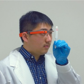 A custom Google Glass app reported in ACS Nano could help prevent the spread of disease around the world.

Credit: American Chemical Society