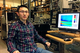UC student Yuda Wang will present his semiconductor nanowire research at the American Physical Society meeting.