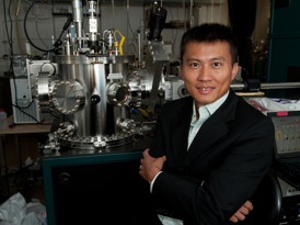 Yi Cui, Stanford professor of materials science and engineering, and his team are designing a pure lithium anode for rechargeable batteries.
Steve Castillo