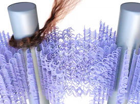  Discrete elastic rods, used for hair simulation here, are also being used to predict the coiling of undersea communication cables.
Image credit: Danny M. Kaufman, Rasmus Tamstorf, Breannan Smith, Jean-Marie Aubry, and Eitan Grinspun