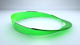 Single-sided strip: A Mbius strip is twisted so that it has only one surface and one edge.
CREDIT: Peter Banzer / MPI for the Science of Light