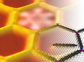 The nanopore restricts the the freedom of movement of the adsorbed single molecule thus enabling scientists at Technische Universitat Munchen and University Lingkoping to model the equilibrium thermodynamics of single molecules.
CREDIT: Carlos-Andres Palma / TUM