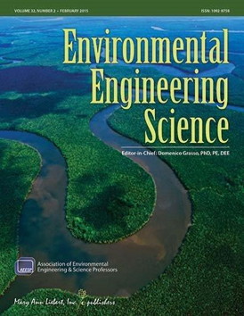 Environmental Engineering Science, the official journal of the Association of Environmental Engineering and Science Professors (AEESP), is an authoritative peer-reviewed journal published monthly online with Open Access options. Publishing state-of-the-art studies of innovative solutions to problems in air, water, and land contamination and waste disposal, the Journal features applications of environmental engineering and scientific discoveries, policy issues, environmental economics, and sustainable development including climate change, complex and adaptive systems, contaminant fate and transport, environmental risk assessment and management, green technologies, industrial ecology, environmental policy, and energy and the environment. Complete tables of content and a sample issue may be viewed on the Environmental Engineering Science website.
CREDIT: Mary Ann Liebert, Inc., publishers