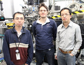 This work is the result of a longstanding collaboration between researchers from the University of British Columbia Quantum Matter Instituteprimarily the research groups of George Sawatzky, Doug Bonn, and Andrea Damascelliand Canadian Light Sources scientists Feizhou He (right) and Ronny Sutarto (left). Damascelli and Riccardo Comin (centre) led the work included in this paper.