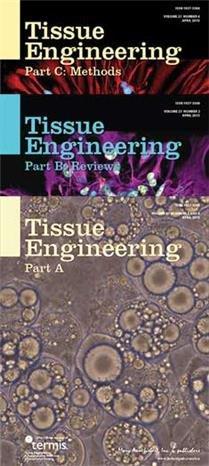 Tissue Engineering is an authoritative peer-reviewed journal published monthly online and in print in three parts: Part A, the flagship journal published 24 times per year; Part B: Reviews, published bimonthly, and Part C: Methods, published 12 times per year. Led by Co-Editors-In-Chief Antonios Mikos, PhD, Louis Calder Professor at Rice University, Houston, TX, and Peter C. Johnson, MD, Vice President, Research and Development and Medical Affairs, Vancive Medical Technologies, an Avery Dennison business, and President and CEO, Scintellix, LLC, Raleigh, NC, the Journal brings together scientific and medical experts in the fields of biomedical engineering, material science, molecular and cellular biology, and genetic engineering. Tissue Engineering is the official journal of the Tissue Engineering & Regenerative Medicine International Society.
CREDIT: Mary Ann Liebert, Inc., Publishers
