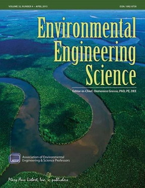 Environmental Engineering Science, the official journal of the Association of Environmental Engineering and Science Professors, is an authoritative peer-reviewed journal published monthly online with Open Access options. Publishing state-of-the-art studies of innovative solutions to problems in air, water, and land contamination and waste disposal, the Journal features applications of environmental engineering and scientific discoveries, policy issues, environmental economics, and sustainable development including climate change, complex and adaptive systems, contaminant fate and transport, environmental risk assessment and management, green technologies, industrial ecology, environmental policy, and energy and the environment. Tables of content and a sample issue may be viewed on the Environmental Engineering Science website.
CREDIT: Mary Ann Liebert, Inc., publishers