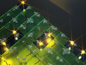 This is an artist's concept of a neural network.
CREDIT: Illustration by Peter Allen