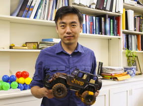 Xudong Wang has developed a new way to harvest energy from rolling tires.
CREDIT: UW-Madison College of Engineering