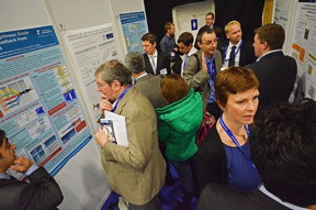 Vibrant poster sessions are a feature of HPDLS conferences.