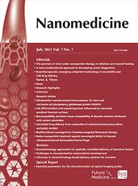 This is the cover image for Nanomedicine.
CREDIT: Future Science Group